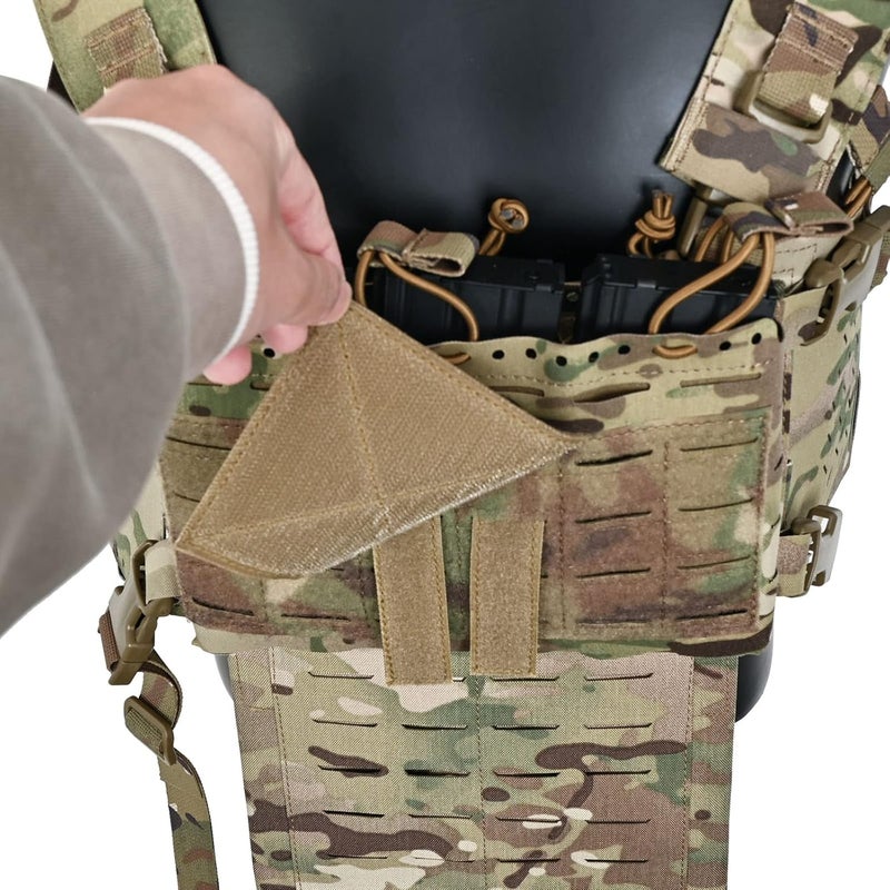 tactifans Molle Patch Panel,Hook&Loop Adapter Panel for Patch Badges,Tactical Molle Hook and Loop Panel for Badges and Insignia Patches 4''x4'' - Image 4